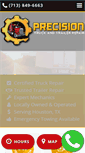 Mobile Screenshot of precisiontruckandtrailer.com
